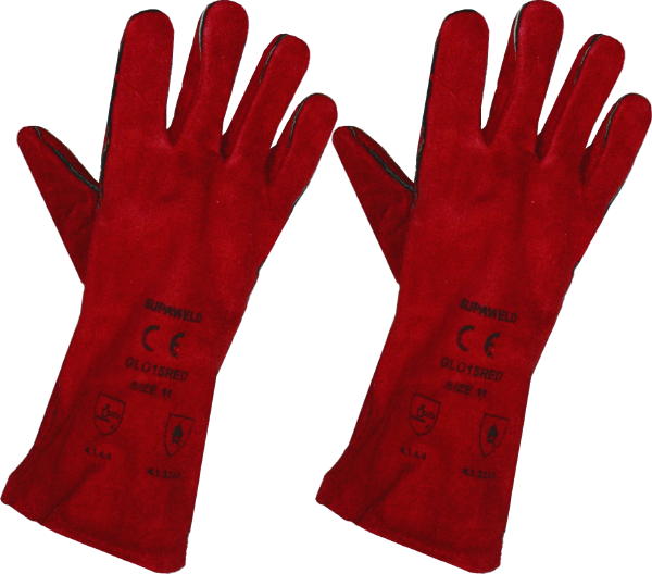 Heat resistant stove gloves