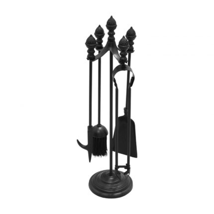 Acorn Fireside Companion Set in Black