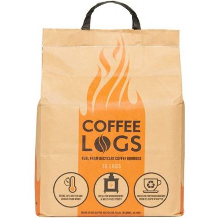 COFFEE LOGS, RECYCLED ECO FUEL