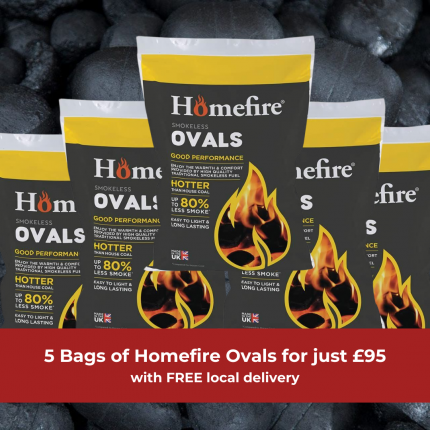 Multi Buy discount - 5 bags of Homefire Ovals for just £95