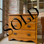 Satin Birchwood Chest of Drawers circa 1900