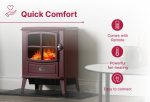 Dimplex Brayford Burgundy - Image 2