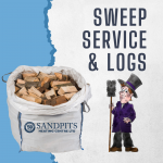 Solid Fuel Sweep & Service with Dumpy Bag of Kiln Dried Logs