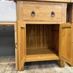 Freestanding Oak Kitchen Furniture with Belfast Sink - Image 5