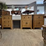 Freestanding Oak Kitchen Furniture with Belfast Sink - Image 8